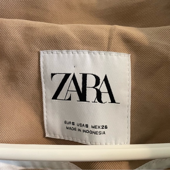 Zara beige trench coat preowned - Picture 6 of 6